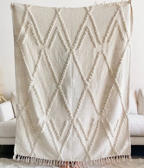 Maya Throw Blanket | Linens & Bedding by Busa Designs