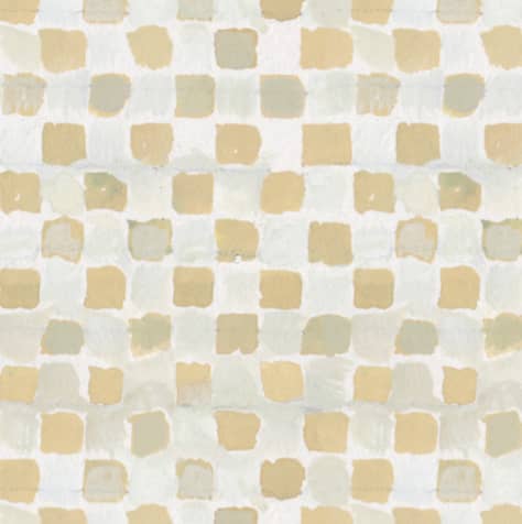 Gingham Check, Cream | Fabric in Linens & Bedding by Philomela Textiles & Wallpaper. Item composed of cotton
