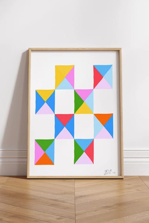 Estudios Geométricos 03 Wall Poster | Prints in Paintings by OWO Ceramics