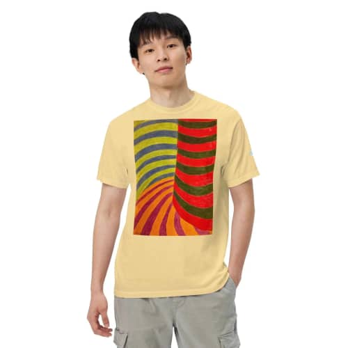 Unisex T-shirt - No Brake Zone - Geometric Op Art Motion | Work by Eman's Gallery
