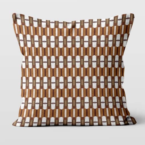 Lincoln Cotton Linen Throw Pillow Cover | Pillows by Brandy Gibbs-Riley