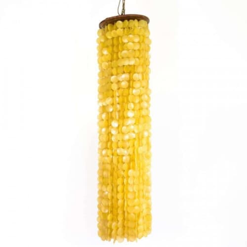 Alan Mizrahi MV3027 Danish Capiz | Chandeliers by Alan Mizrahi Lighting Design