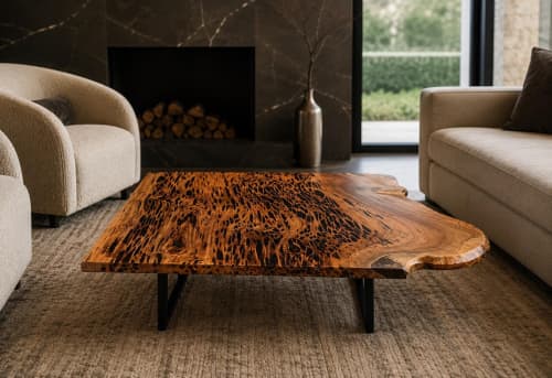 SHOP SPECIAL! In STOCK Louisiana Sinker Cypress Live Edge Coffee Table | Tables by Pelican State Woodworks