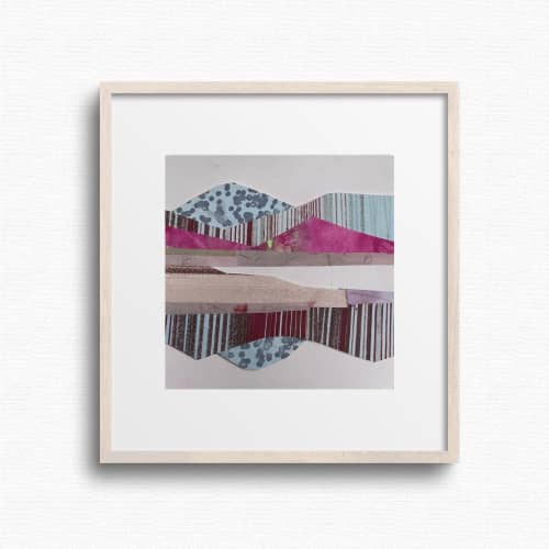 6x6 Original Collage Art | Rhythm by Shilo Ratner | Work by Shilo Ratner