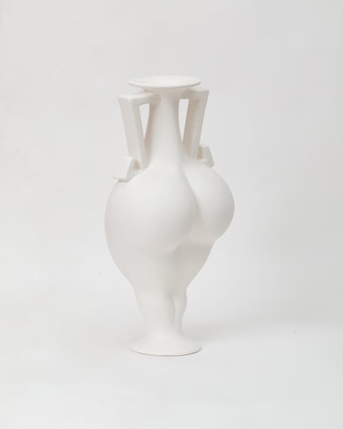 Mozzarella B-fora | Vase in Vases & Vessels by OM Editions: A Limited Edition Furniture Collection. Item composed of ceramic