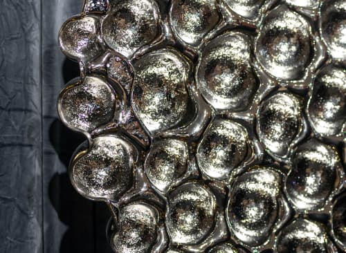 Bubbles Reverse Silver Wall Sculpture | Wall Hangings by PlusObject