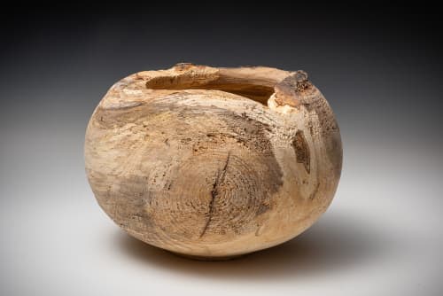 Spalted Oak -Relic Series | Vase in Vases & Vessels by Louis Wallach Designs. Item made of oak wood