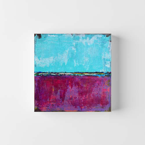 ECHOES 001 - 20x20cm | Oil And Acrylic Painting in Paintings by Lara Spadetto Art
