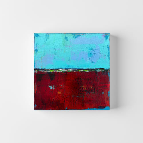 ECHOES 002 - 20x20cm | Oil And Acrylic Painting in Paintings by Lara Spadetto Art