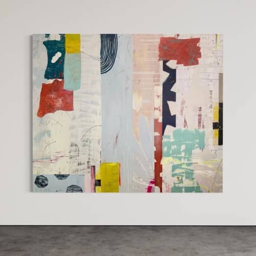 Palimpsest | Oil And Acrylic Painting in Paintings by Sarah Finucane