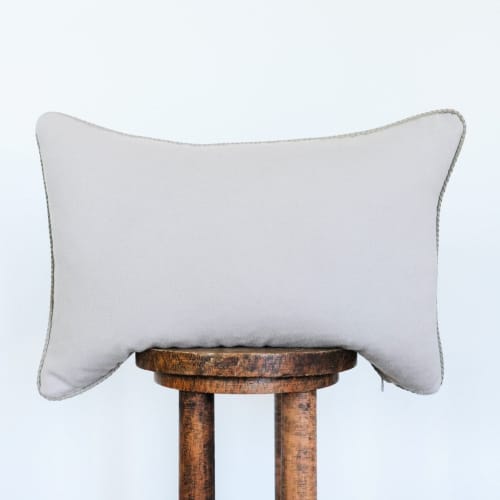 Lavender Purple Alpaca with Welt Lumbar 16x24 | Pillow in Pillows by Vantage Design