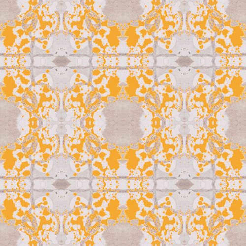 Mirror, Curry | Fabric in Linens & Bedding by Philomela Textiles & Wallpaper. Item composed of canvas