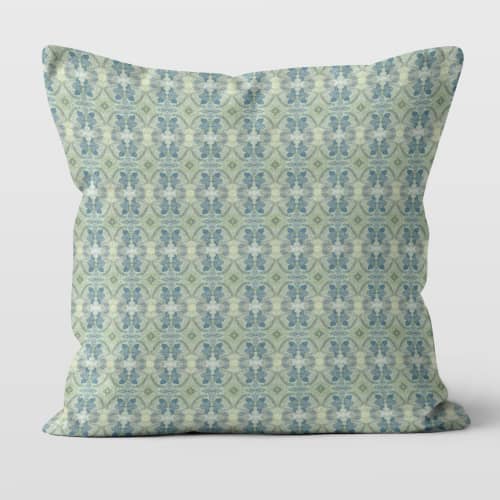 Cora Cotton Linen Throw Pillow Cover | Pillows by Brandy Gibbs-Riley