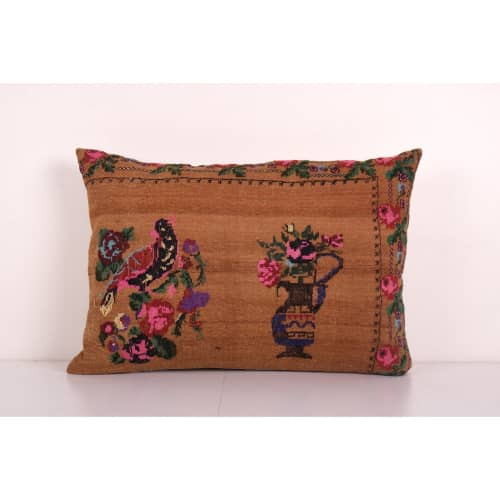 Aubusson Floral Bedding Pillow Cases Made from Vintage Anato | Cushion in Pillows by Vintage Pillows Store
