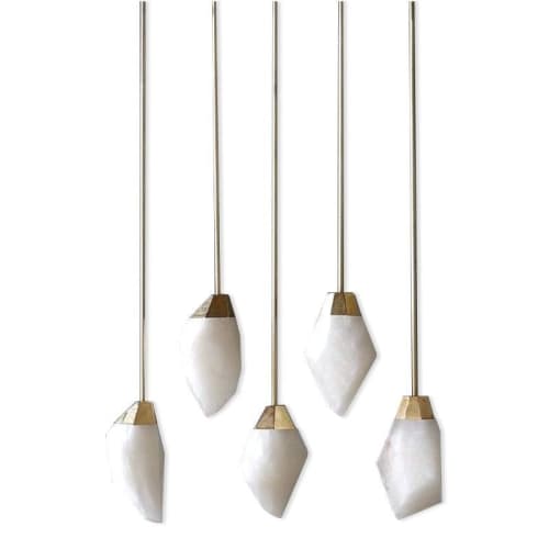 Alan Mizrahi IQ8405 Santini Alabaster | Chandeliers by Alan Mizrahi Lighting Design