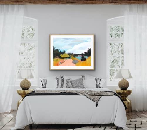 Bouncing Into Graceland (Horizontal) | Prints by Neon Dunes by Lily Keller. Item made of paper