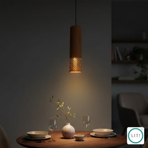 Ruva Terracotta Pendant Lamp | Chandeliers by Lit Lamps - Sustainable Mindful Lighting. Item compatible with mid century modern and rustic style