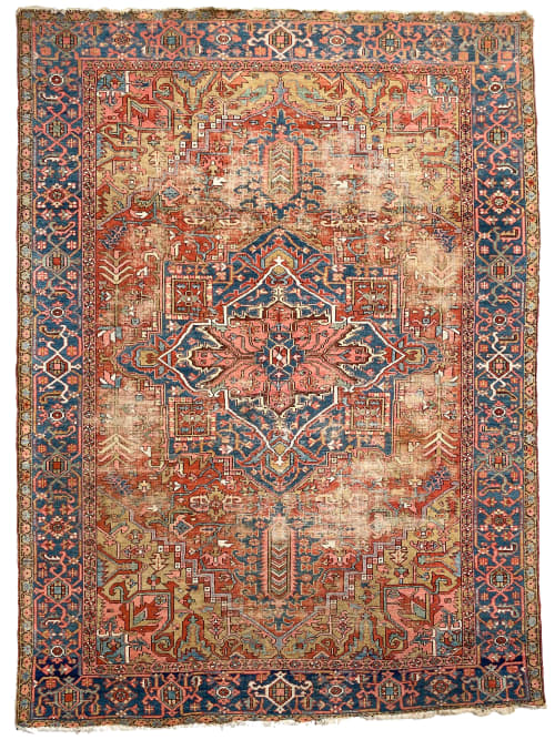 STUNNING Artistic & Rugged Northwest Antique Karaja / Karaje | Area Rug in Rugs by The Loom House. Item made of wool with fiber