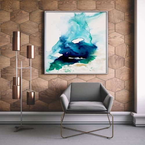 Saltwater | Prints by Brazen Edwards Artist. Item composed of canvas and paper