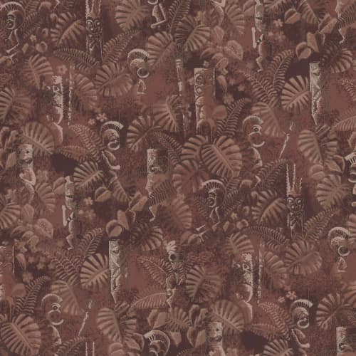 Idol Forest - Brown | Wallpaper in Wall Treatments by Wallcovetings by Brenda Houston. Item composed of fabric