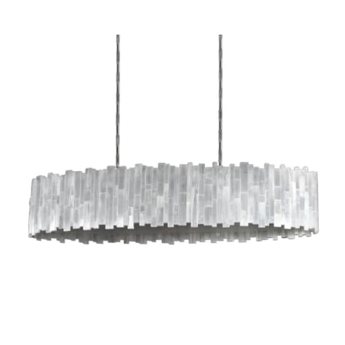 Alan Mizrahi PS1072 Seouta Elliptical Selenite | Chandeliers by Alan Mizrahi Lighting Design
