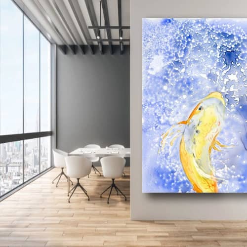 Prosperity | Prints by Brazen Edwards Artist. Item made of canvas with paper