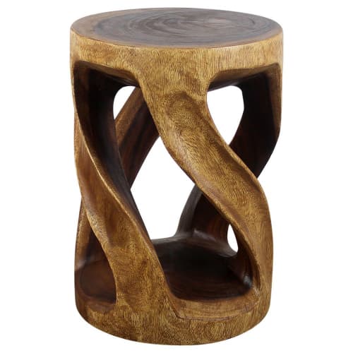 Haussmann® Round Wild Twisted Vine End Table 14 in D x 20 | Tables by Haussmann®
