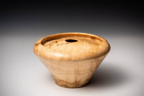 Spalted Maple Vessel | Vase in Vases & Vessels by Louis Wallach Designs. Item made of maple wood