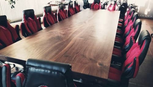 Large Solid Wood Conference Table | Tables by iReclaimed Furniture Co | Los Angeles in Los Angeles