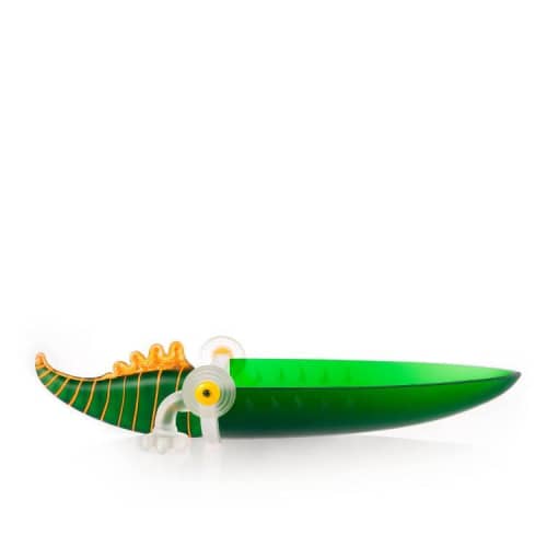 Alligator | Decorative Bowl in Decorative Objects by Oggetti Designs. Item made of glass