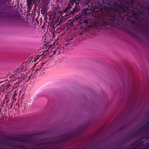 Mystical Pipeline Giclee Paper Print | Prints by Monika Kupiec Abstract Art. Item made of paper