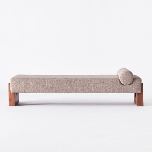 V Day Bed Boucle | Work by District Loom