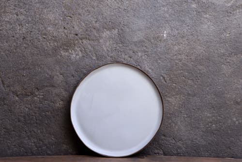 Classic white plate | Dinnerware by Laima Ceramics. Item composed of stoneware