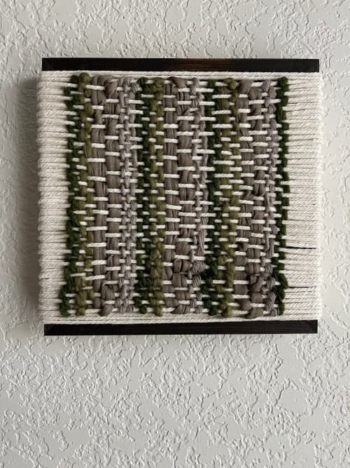 Woven Tile- Earth Series no. 5 | Wall Sculpture in Wall Hangings by Mpwovenn Fiber Art by Mindy Pantuso