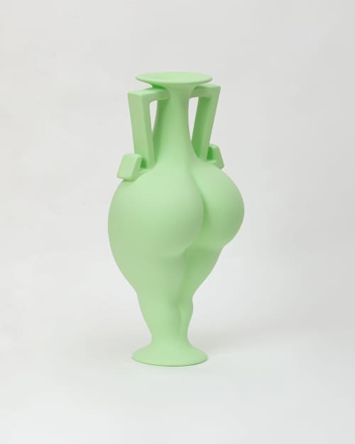 Paradise Green B-fora | Vase in Vases & Vessels by OM Editions: A Limited Edition Furniture Collection. Item composed of ceramic