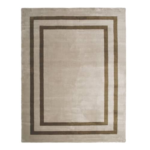 Frame Rug - Taupe | Area Rug in Rugs by Ruggism