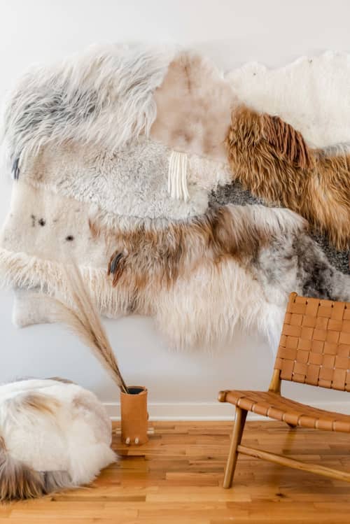 Miko Sheepskin Rug | Small Rug in Rugs by Seven Sundays Studios. Item composed of fabric