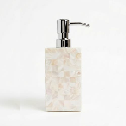 Mother of Pearl Soap Dispenser | Toiletry in Storage by Rikan