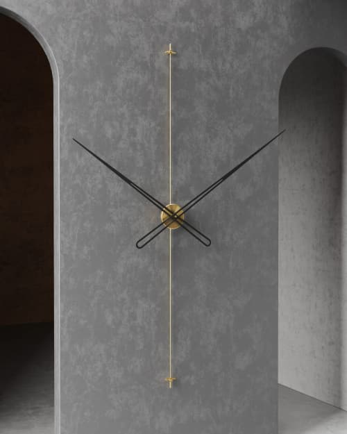 Axle | Clock in Decorative Objects by MCLOCKS