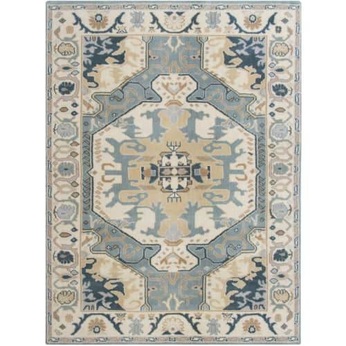 Ballard Multi Wool Handknotted Rug | Area Rug in Rugs by Organic Weave Shop. Item composed of wool and fiber