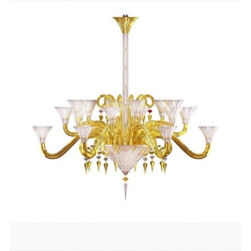 Alan Mizrahi JR2036 Mille Nuits Gold Chandelier | Chandeliers by Alan Mizrahi Lighting Design