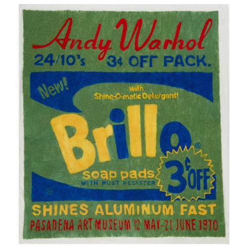 Warhol @ Pasadena Art Museum | Embroidery in Wall Hangings by Stevie Howell