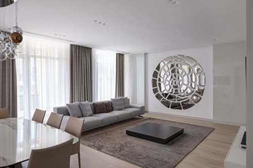 Spiral Silver Wall Composition | Decorative Objects by PlusObject