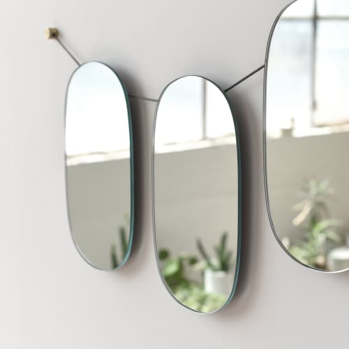 Lure Mirror - Triple | Decorative Objects by Misewell
