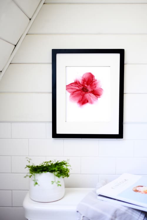 crimson drift| abstract original art | Watercolor Painting in Paintings by Megan Spindler