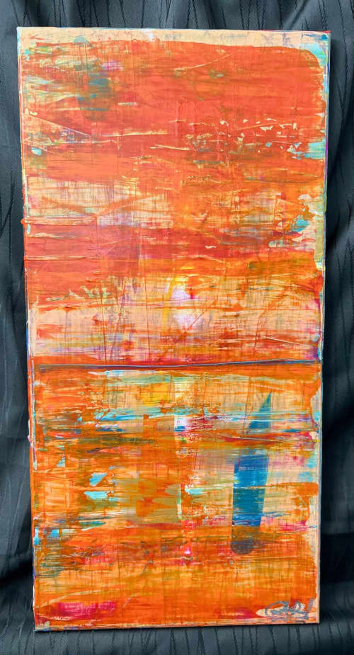 Tangerizon (10"x20") | Mixed Media in Paintings by The Art Of Gary Gore
