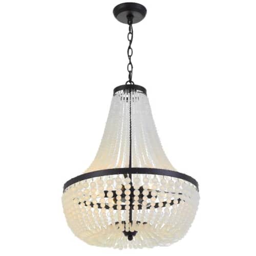 Alan Mizrahi SJ2037 Rylee Crystal Beats Chandelier | Chandeliers by Alan Mizrahi Lighting Design