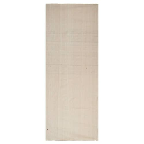 Organic Turkish Hemp Striped Long Kilim Runner Rug 5'9" X 14 | Rugs by Vintage Pillows Store. Item made of cotton with fiber