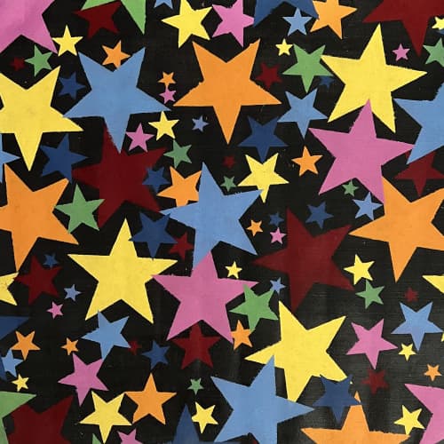 Stars at Night 24"x 24" | Oil And Acrylic Painting in Paintings by Emeline Tate. Item composed of synthetic
