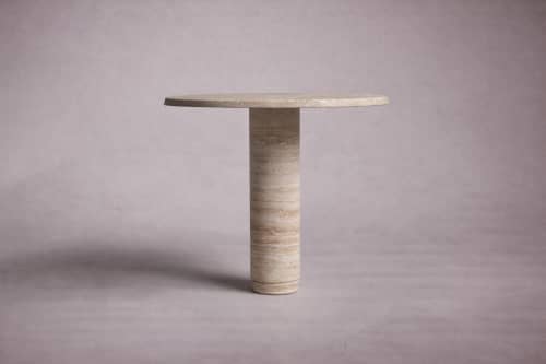 Deposit Payment Link for Marylou Travertine Round Table | Dining Table in Tables by HamamDecor LLC